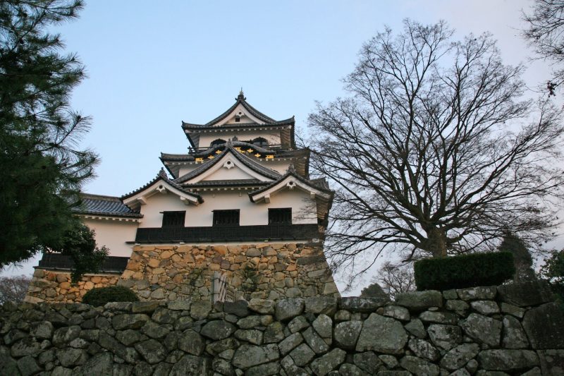 Hikone castle in Shiga, Japan
