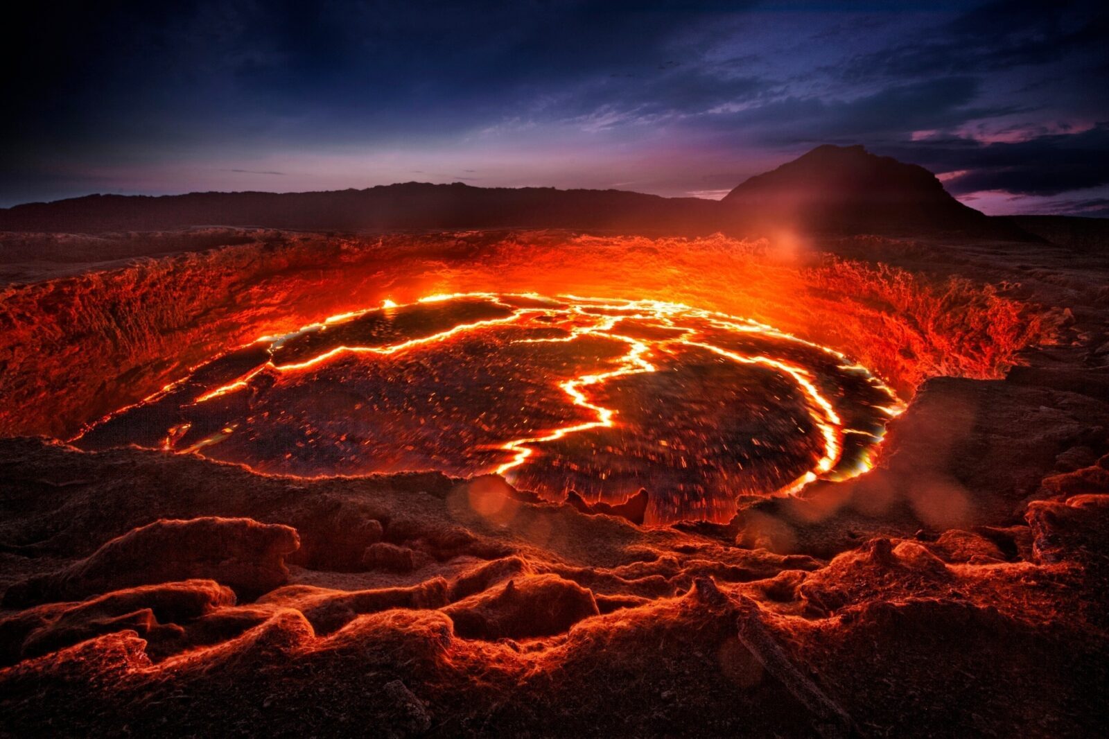 エチオピアの火山