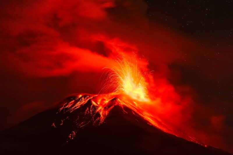 エクアドルの火山